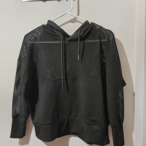 Women Breathable Mesh Black Sweater Running Jogging Hiking Outdoor Activities